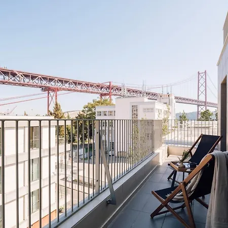 Salvia - 2 Bedrooms And Terrace In Alcantara Lisboa